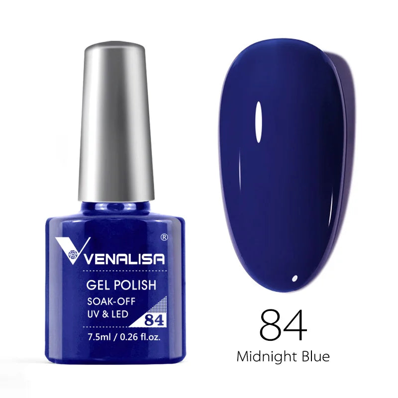 Venalisa Soak Off Gel Polish New Series Full Coverage Color 7.5ml Nail UV Gel Nail Gel Lacquer Varnish for CANNI Gel Manicure
