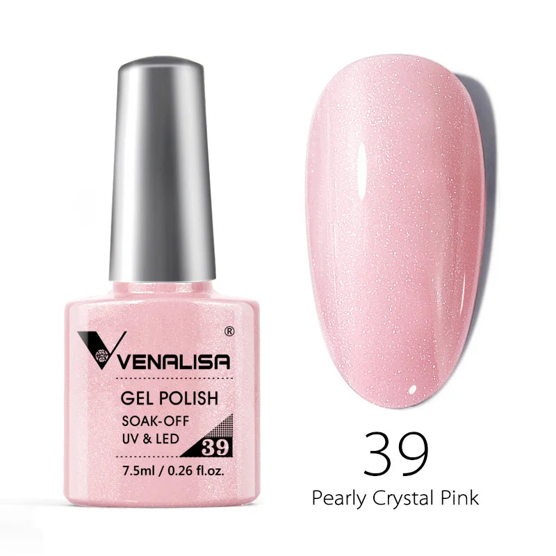 Venalisa Soak Off Gel Polish New Series Full Coverage Color 7.5ml Nail UV Gel Nail Gel Lacquer Varnish for CANNI Gel Manicure