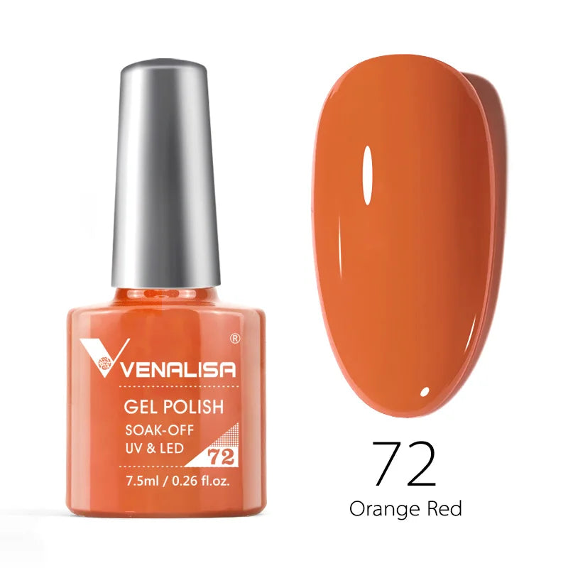 Venalisa Soak Off Gel Polish New Series Full Coverage Color 7.5ml Nail UV Gel Nail Gel Lacquer Varnish for CANNI Gel Manicure