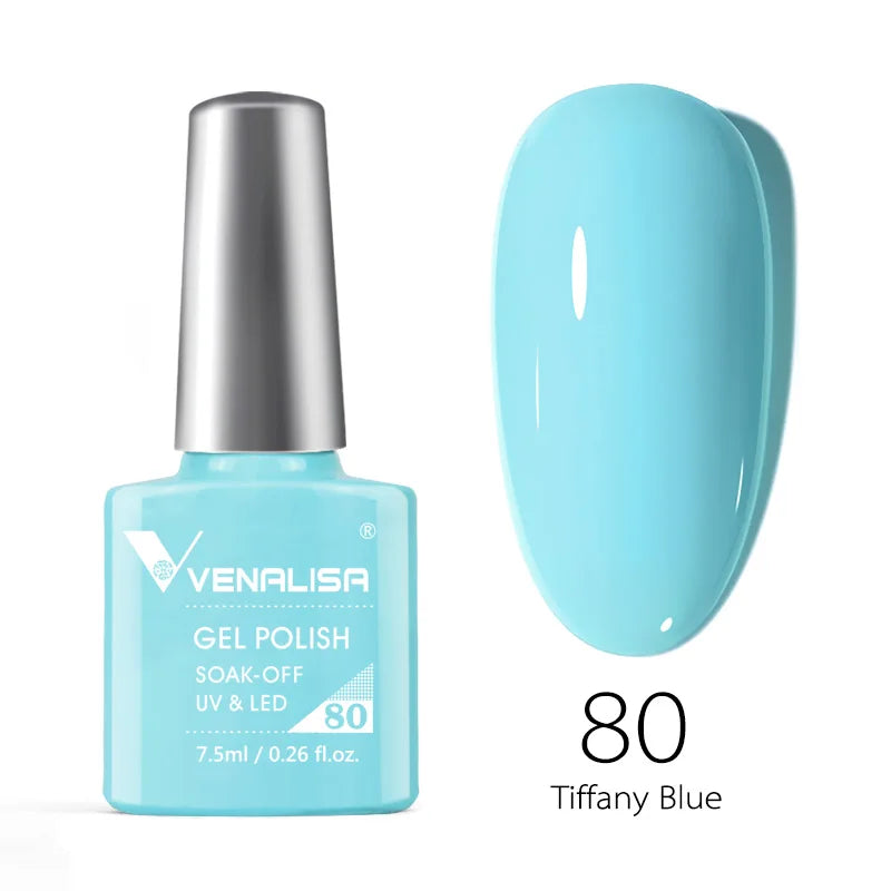 Venalisa Soak Off Gel Polish New Series Full Coverage Color 7.5ml Nail UV Gel Nail Gel Lacquer Varnish for CANNI Gel Manicure