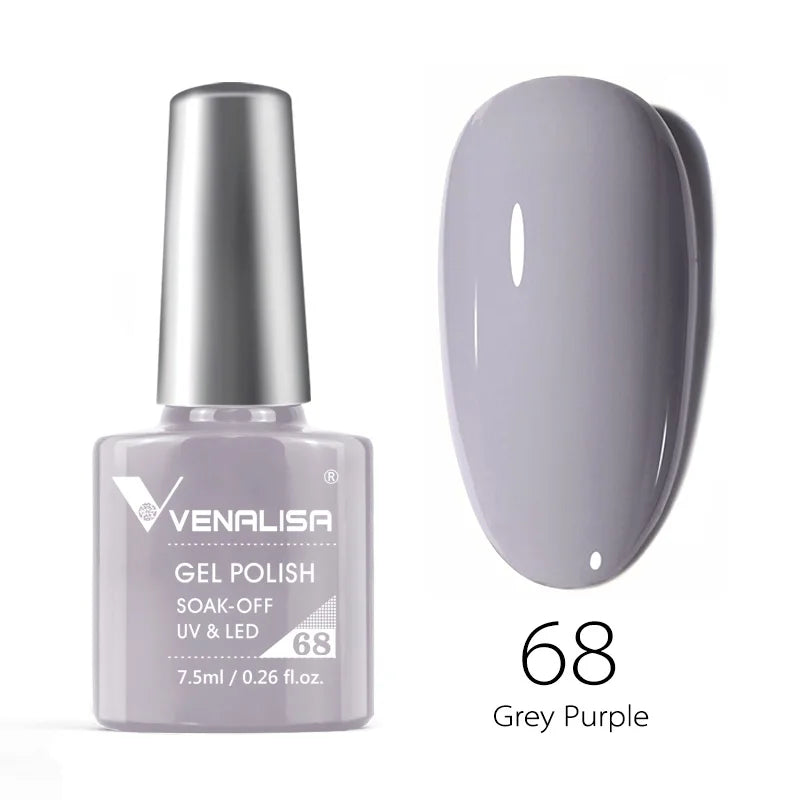 Venalisa Soak Off Gel Polish New Series Full Coverage Color 7.5ml Nail UV Gel Nail Gel Lacquer Varnish for CANNI Gel Manicure