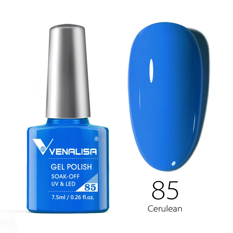 Venalisa Soak Off Gel Polish New Series Full Coverage Color 7.5ml Nail UV Gel Nail Gel Lacquer Varnish for CANNI Gel Manicure