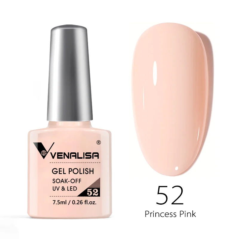 Venalisa Soak Off Gel Polish New Series Full Coverage Color 7.5ml Nail UV Gel Nail Gel Lacquer Varnish for CANNI Gel Manicure