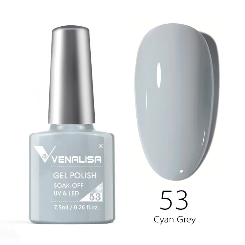 Venalisa Soak Off Gel Polish New Series Full Coverage Color 7.5ml Nail UV Gel Nail Gel Lacquer Varnish for CANNI Gel Manicure