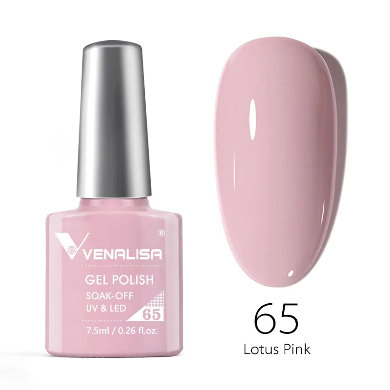 Venalisa Soak Off Gel Polish New Series Full Coverage Color 7.5ml Nail UV Gel Nail Gel Lacquer Varnish for CANNI Gel Manicure