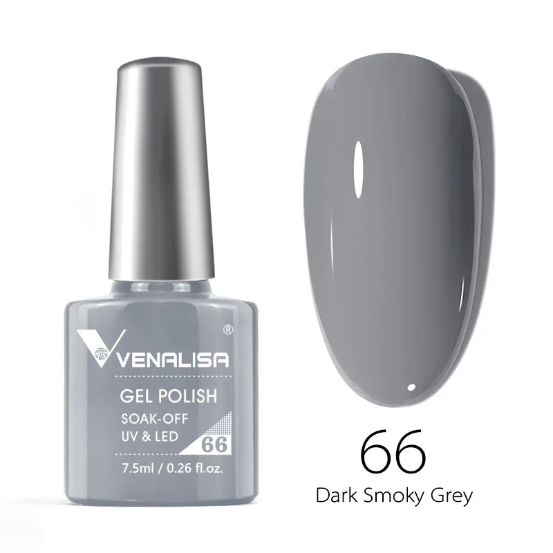 Venalisa Soak Off Gel Polish New Series Full Coverage Color 7.5ml Nail UV Gel Nail Gel Lacquer Varnish for CANNI Gel Manicure