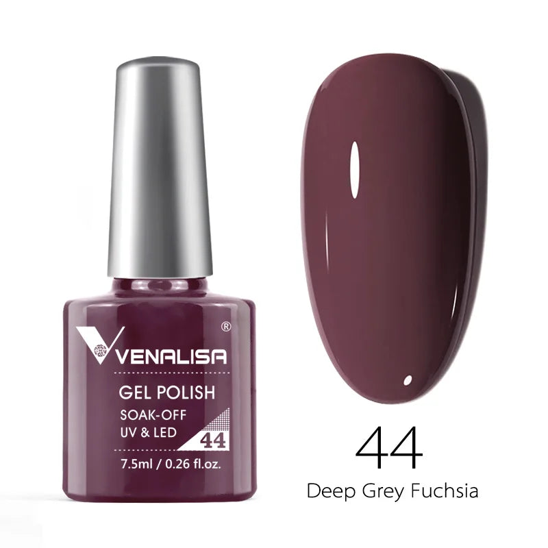 Venalisa Soak Off Gel Polish New Series Full Coverage Color 7.5ml Nail UV Gel Nail Gel Lacquer Varnish for CANNI Gel Manicure