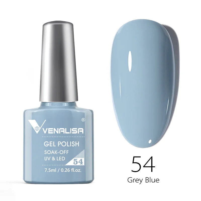 Venalisa Soak Off Gel Polish New Series Full Coverage Color 7.5ml Nail UV Gel Nail Gel Lacquer Varnish for CANNI Gel Manicure