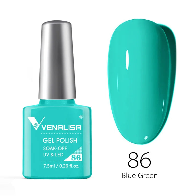 Venalisa Soak Off Gel Polish New Series Full Coverage Color 7.5ml Nail UV Gel Nail Gel Lacquer Varnish for CANNI Gel Manicure