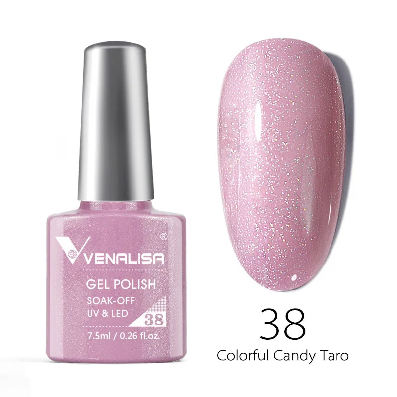 Venalisa Soak Off Gel Polish New Series Full Coverage Color 7.5ml Nail UV Gel Nail Gel Lacquer Varnish for CANNI Gel Manicure