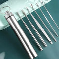 Ear Cleaner 6Pcs/Set Earpick Ear Wax Remover Ear Spoon Curette Ear Cleaning Spiral Earpick Easy Earwax Removal Ear Care Gadget