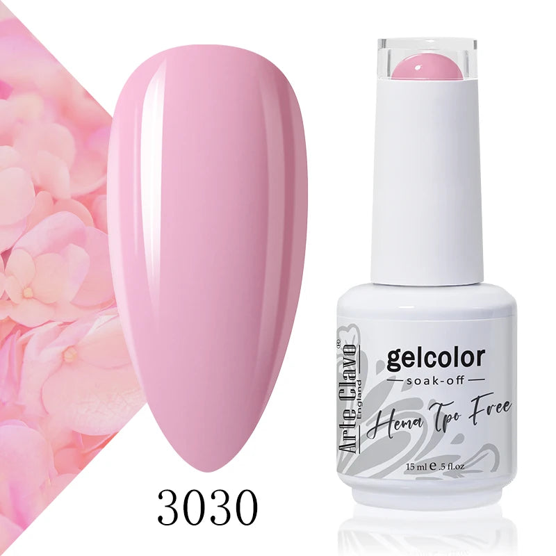 Arte Clavo 15ml HEMA FREE TPO FREE Gel Nail Polish Nail Supply Wholesale Soak Off UV LED Gel Lacquer Nail Art Glitter Polish