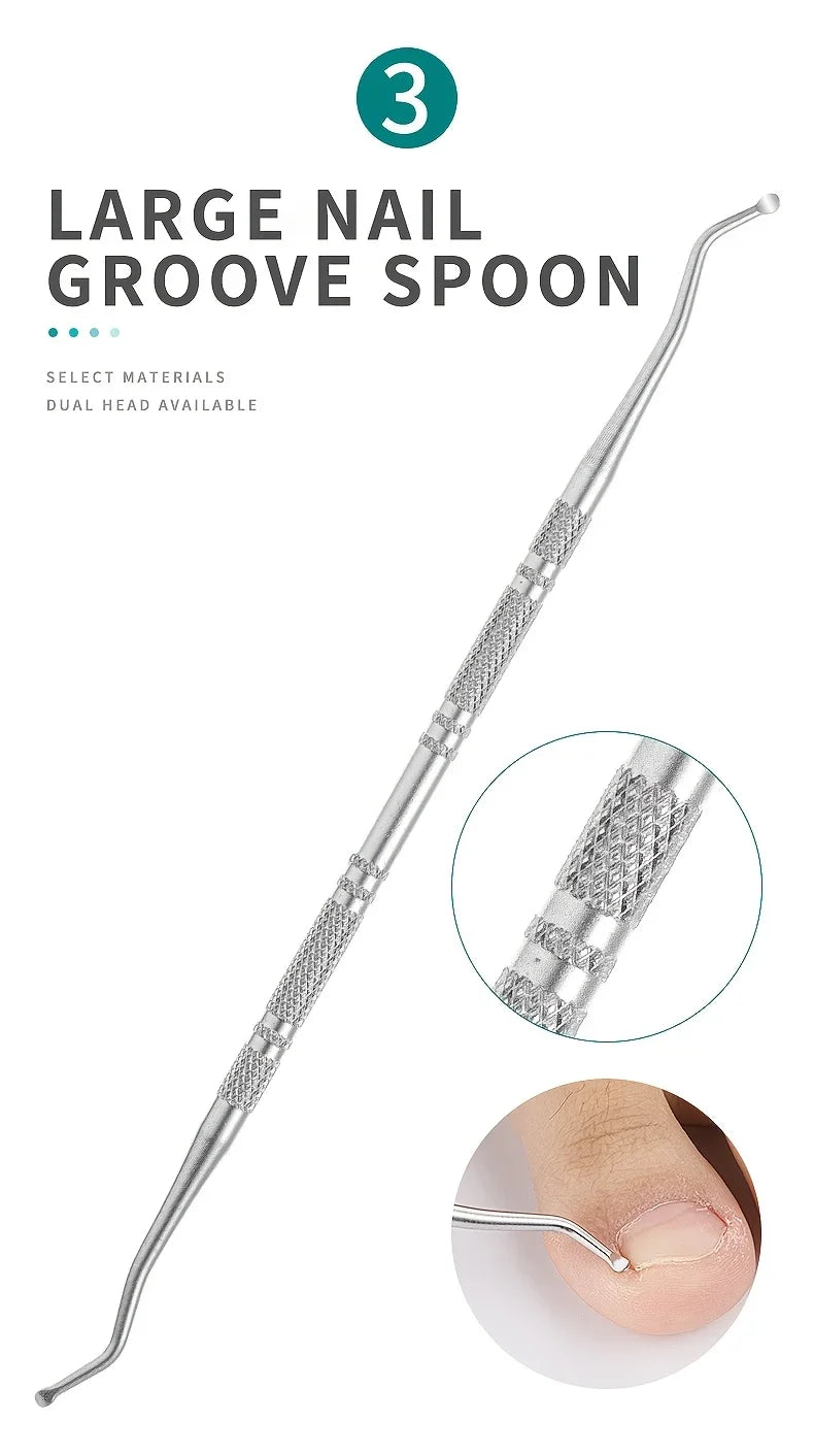 Professional Foot Care Tool Set Ingrown Toenail Removal Set Ingrown Toenail Clipper Ingrown Toenail File And Lifter Nail Cleaner