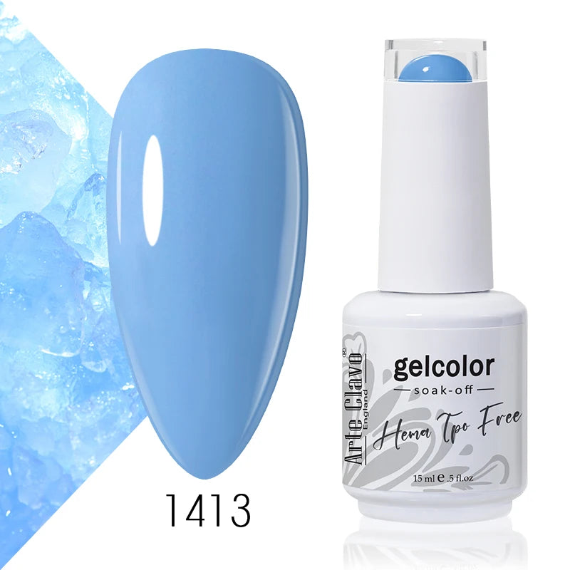 Arte Clavo 15ml HEMA FREE TPO FREE Gel Nail Polish Nail Supply Wholesale Soak Off UV LED Gel Lacquer Nail Art Glitter Polish