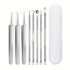 Ultra-Precise Acne And Blackhead Removal Tool Set pro Pimple Tweezers for Effective Face Care And Skin Purification