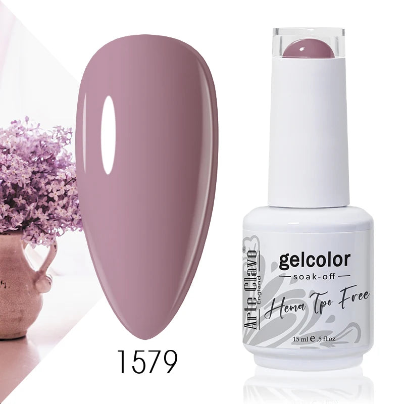 Arte Clavo 15ml HEMA FREE TPO FREE Gel Nail Polish Nail Supply Wholesale Soak Off UV LED Gel Lacquer Nail Art Glitter Polish