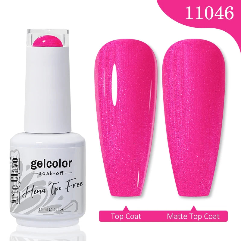 Arte Clavo Hema Free TPO Free Nail Gel Polish Nail Supplies Vernis Semi Permanent Nail Art Manicure Soak Off UV Gel Nail Varnish
