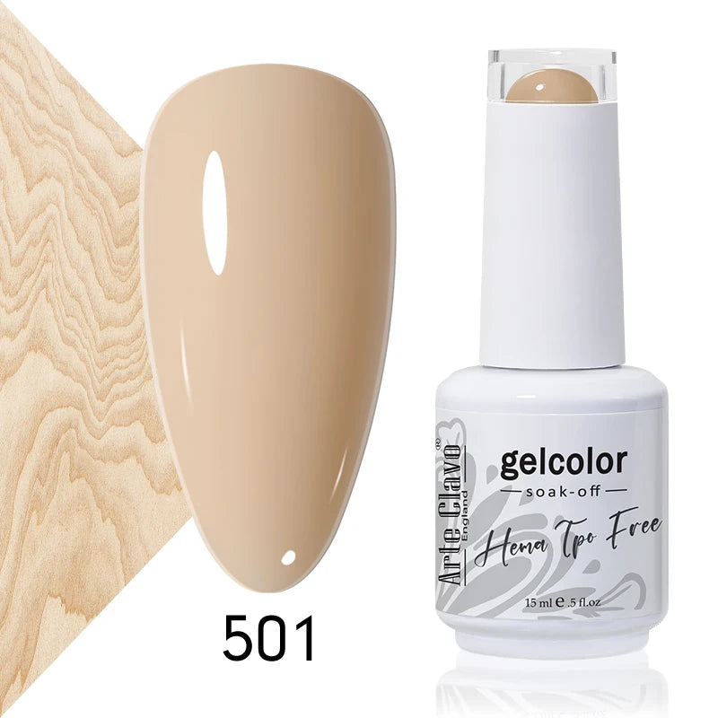 Arte Clavo 15ml HEMA FREE TPO FREE Gel Nail Polish Nail Supply Wholesale Soak Off UV LED Gel Lacquer Nail Art Glitter Polish