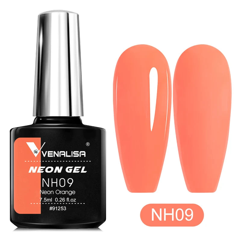 Venalisa Soak Off Gel Polish New Series Full Coverage Color 7.5ml Nail UV Gel Nail Gel Lacquer Varnish for CANNI Gel Manicure