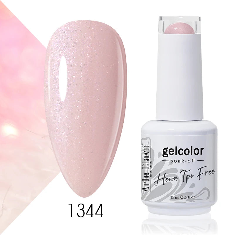 Arte Clavo 15ml HEMA FREE TPO FREE Gel Nail Polish Nail Supply Wholesale Soak Off UV LED Gel Lacquer Nail Art Glitter Polish