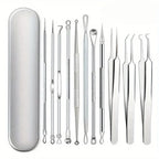Ultra-Precise Acne And Blackhead Removal Tool Set pro Pimple Tweezers for Effective Face Care And Skin Purification