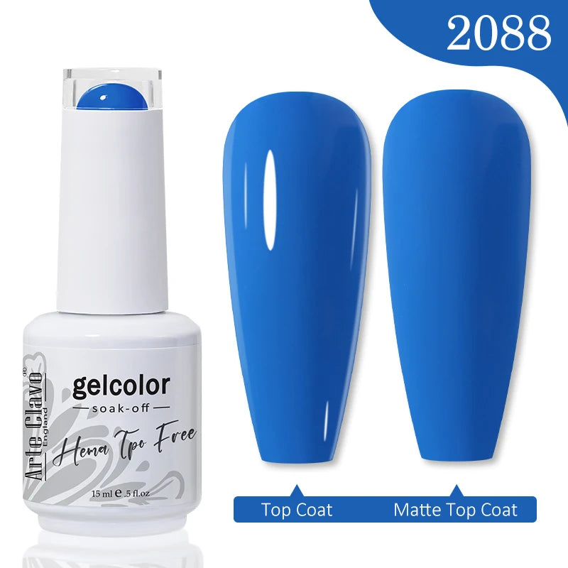 Arte Clavo Hema Free TPO Free Nail Gel Polish Nail Supplies Vernis Semi Permanent Nail Art Manicure Soak Off UV Gel Nail Varnish