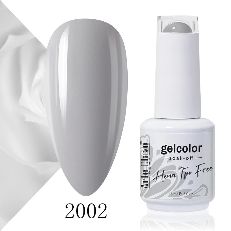 Arte Clavo 15ml HEMA FREE TPO FREE Gel Nail Polish Nail Supply Wholesale Soak Off UV LED Gel Lacquer Nail Art Glitter Polish