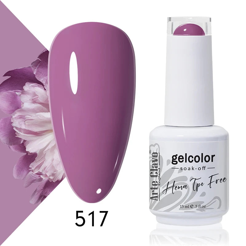 Arte Clavo 15ml HEMA FREE TPO FREE Gel Nail Polish Nail Supply Wholesale Soak Off UV LED Gel Lacquer Nail Art Glitter Polish