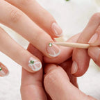 100Pcs Orange Wood Sticks for Nails Double Sided Cuticle Pusher Remover Nail Art Manicure Pedicure Tool for Manicure Pedicure