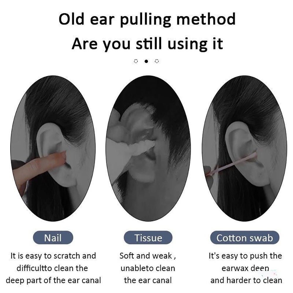 Ear Cleaner 6Pcs/Set Earpick Ear Wax Remover Ear Spoon Curette Ear Cleaning Spiral Earpick Easy Earwax Removal Ear Care Gadget