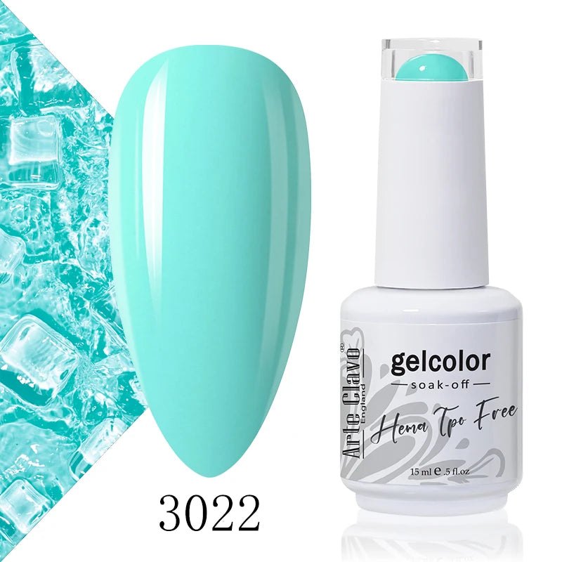 Arte Clavo 15ml HEMA FREE TPO FREE Gel Nail Polish Nail Supply Wholesale Soak Off UV LED Gel Lacquer Nail Art Glitter Polish