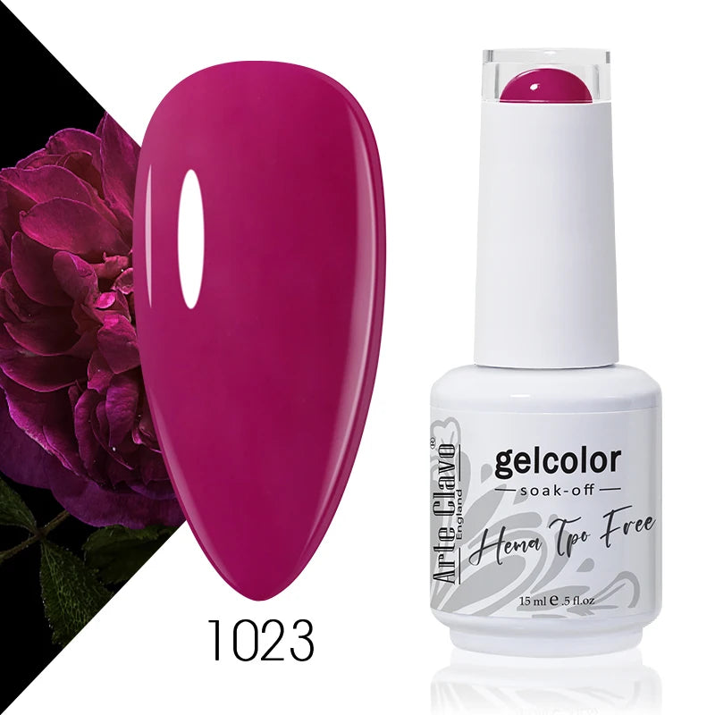 Arte Clavo 15ml HEMA FREE TPO FREE Gel Nail Polish Nail Supply Wholesale Soak Off UV LED Gel Lacquer Nail Art Glitter Polish