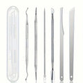 5/6PCS Professional Stainless Steel Ingrown Toenail Clipper Set -Precision Podiatry Tools for Dead Skin Trimming & Pedicure Care