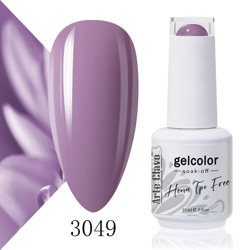 Arte Clavo 15ml HEMA FREE TPO FREE Gel Nail Polish Nail Supply Wholesale Soak Off UV LED Gel Lacquer Nail Art Glitter Polish