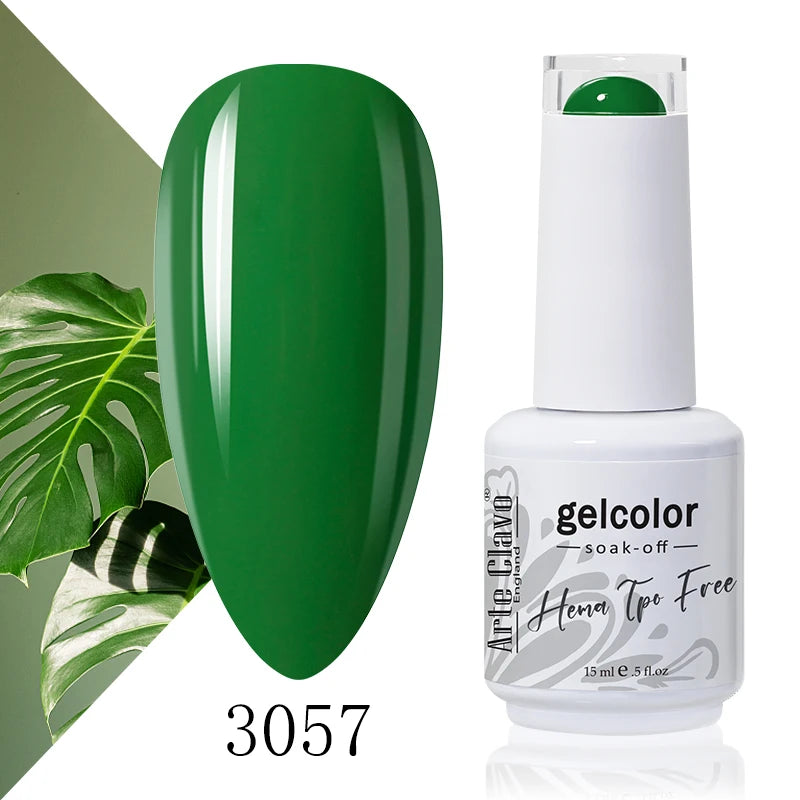 Arte Clavo 15ml HEMA FREE TPO FREE Gel Nail Polish Nail Supply Wholesale Soak Off UV LED Gel Lacquer Nail Art Glitter Polish