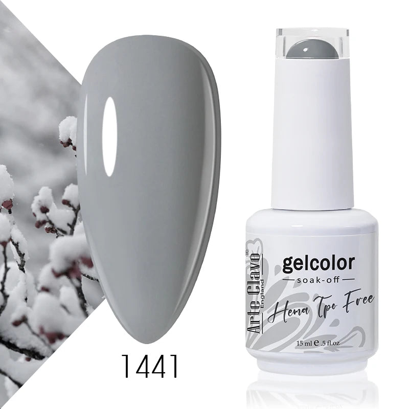 Arte Clavo 15ml HEMA FREE TPO FREE Gel Nail Polish Nail Supply Wholesale Soak Off UV LED Gel Lacquer Nail Art Glitter Polish