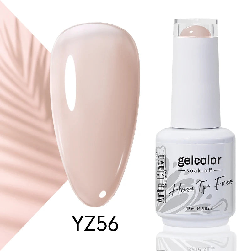 Arte Clavo 15ml HEMA FREE TPO FREE Gel Nail Polish Nail Supply Wholesale Soak Off UV LED Gel Lacquer Nail Art Glitter Polish