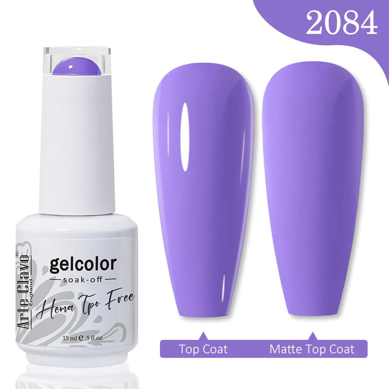 Arte Clavo Hema Free TPO Free Nail Gel Polish Nail Supplies Vernis Semi Permanent Nail Art Manicure Soak Off UV Gel Nail Varnish