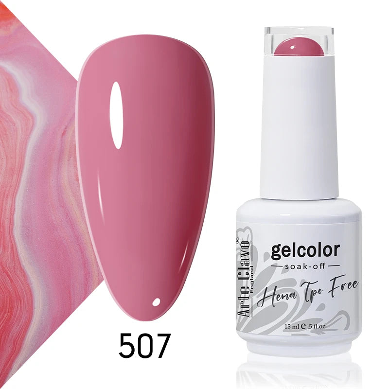 Arte Clavo 15ml HEMA FREE TPO FREE Gel Nail Polish Nail Supply Wholesale Soak Off UV LED Gel Lacquer Nail Art Glitter Polish