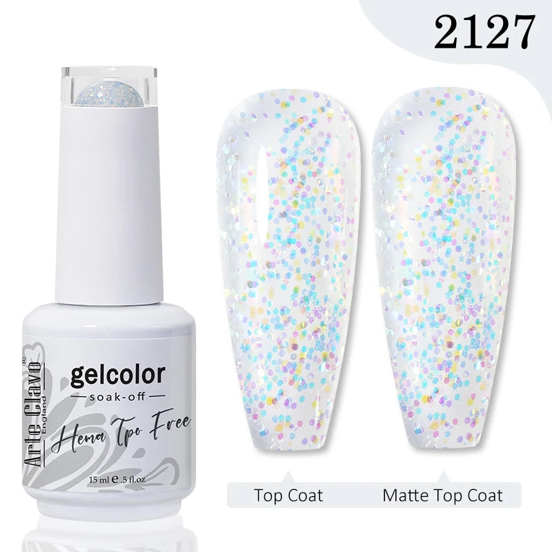 Arte Clavo Hema Free TPO Free Nail Gel Polish Nail Supplies Vernis Semi Permanent Nail Art Manicure Soak Off UV Gel Nail Varnish