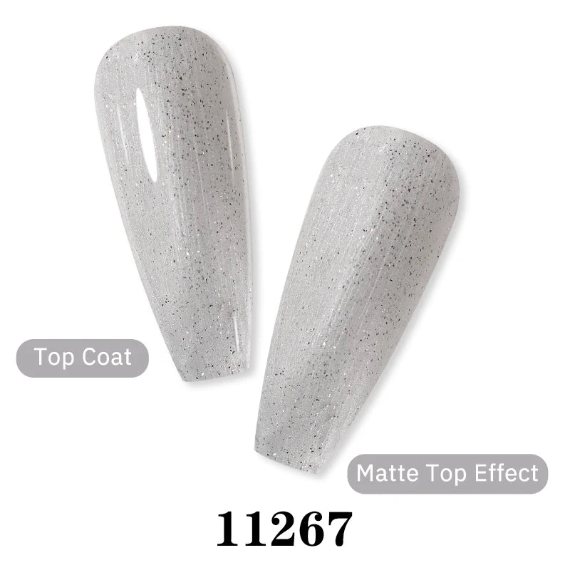 Arte Clavo Glitter Gel Nail 15ml Semi Permanent Soak Off UV Gel Varnish Nail Manicure Top Base Coat Gel Polish Art Decoration