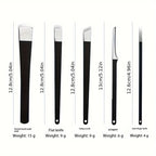 Professional Ingrown Toenail & Callus Remover Kit - 8PC Stainless Steel Pedicure Tools for Hard Skin Care, Nail Knife & Blade