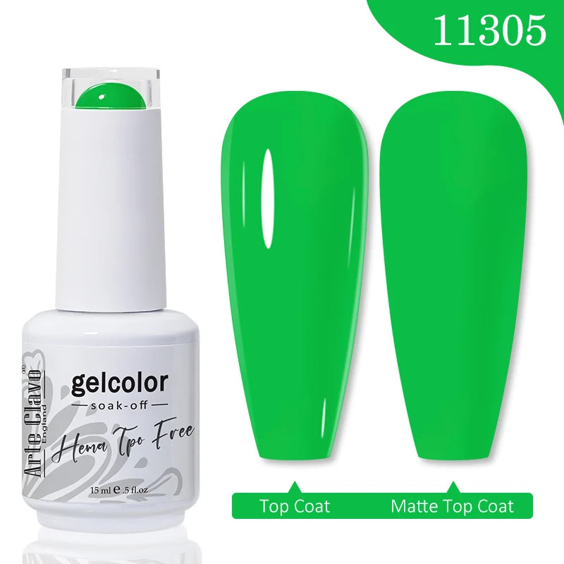 Arte Clavo Hema Free TPO Free Nail Gel Polish Nail Supplies Vernis Semi Permanent Nail Art Manicure Soak Off UV Gel Nail Varnish
