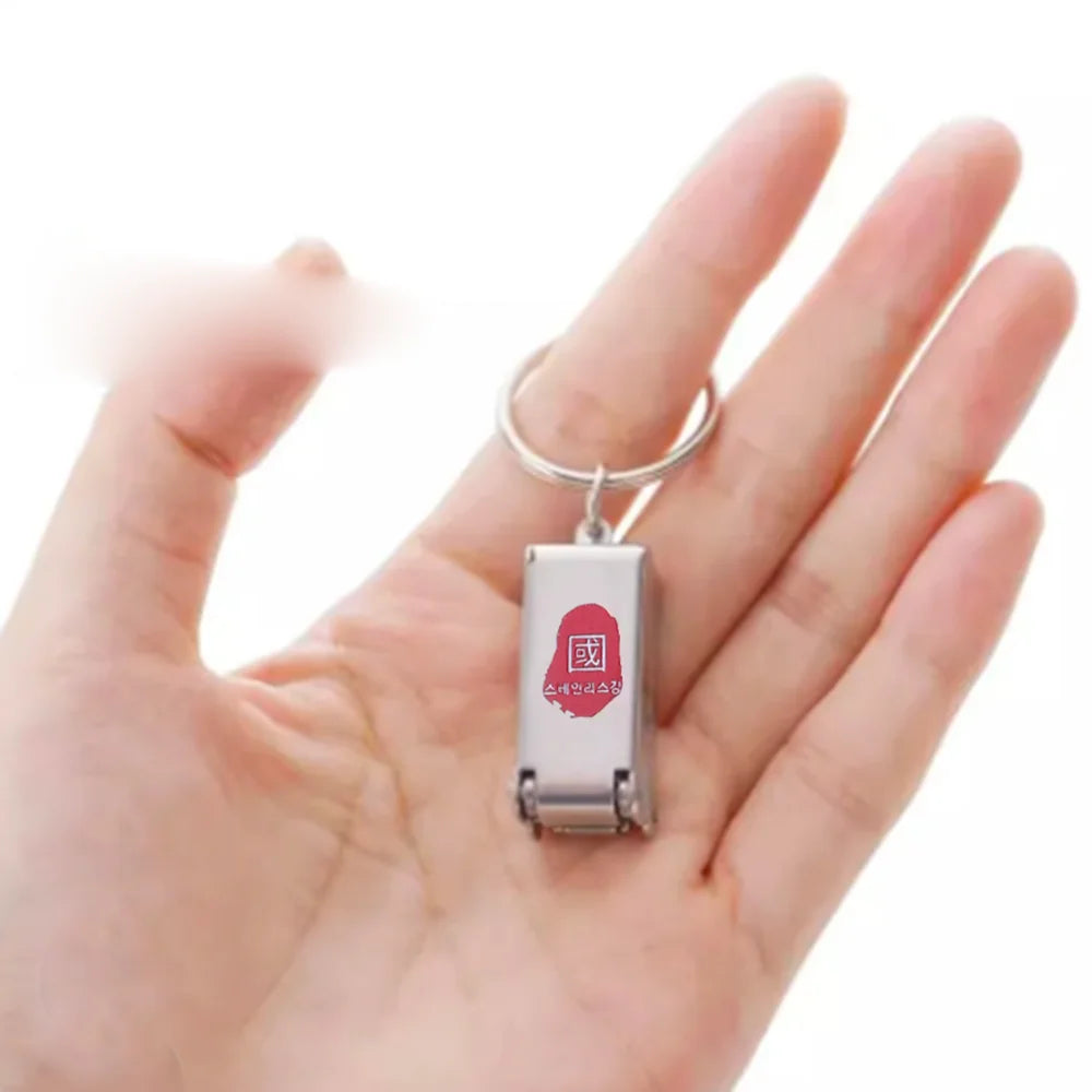 Nail Clipper With New Folding Durable Pocket Second Generation Germany Deformation Cute Stainless Steel Magnetic Absorption Nano