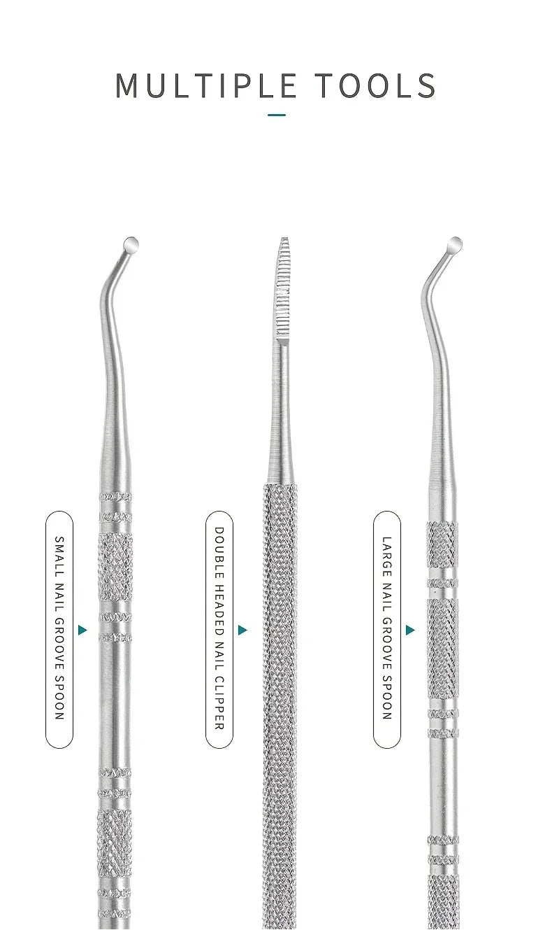 Professional Foot Care Tool Set Ingrown Toenail Removal Set Ingrown Toenail Clipper Ingrown Toenail File And Lifter Nail Cleaner
