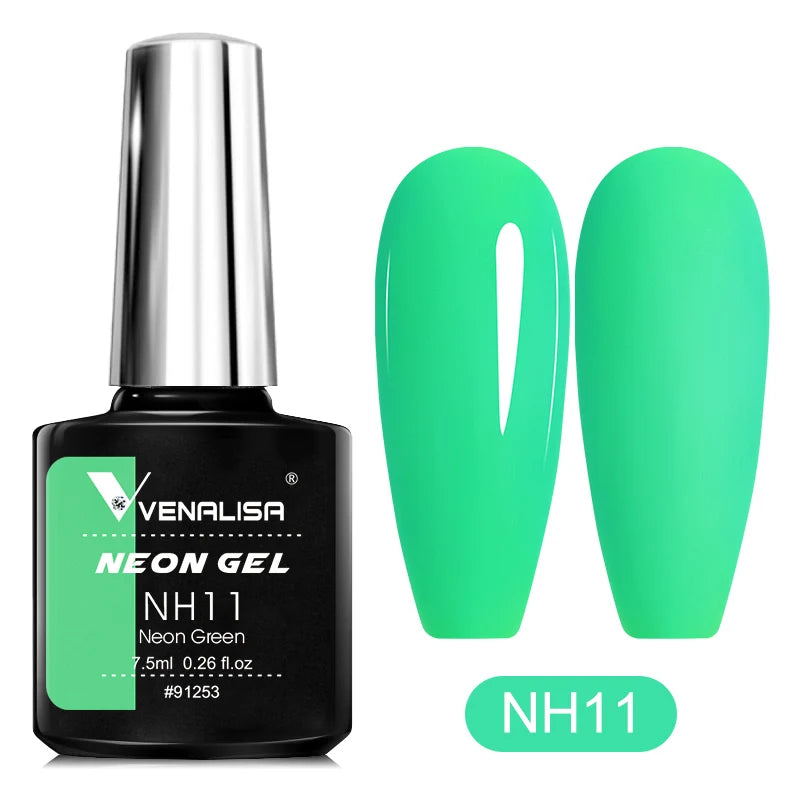 Venalisa Soak Off Gel Polish New Series Full Coverage Color 7.5ml Nail UV Gel Nail Gel Lacquer Varnish for CANNI Gel Manicure