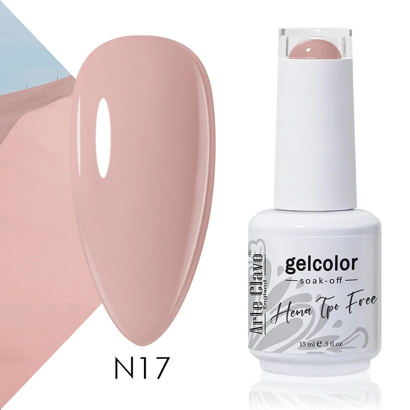Arte Clavo 15ml HEMA FREE TPO FREE Gel Nail Polish Nail Supply Wholesale Soak Off UV LED Gel Lacquer Nail Art Glitter Polish