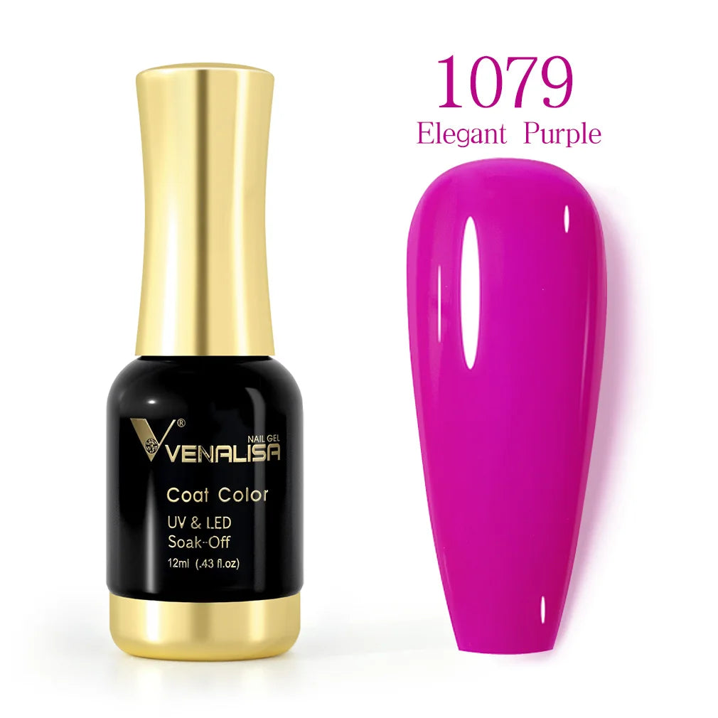 VENALISA Nail Gel Varnish TPO FREE Soak Off UV LED Organic Odorless Enamels Nail Art Colors 12ml 120Colors UV Gel Nail Polish