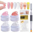 7pcs15ml Nail Extension Gel Set Solid Nail Extension Gel Non-Stick 3d Sculpture Phototherapy Uv Gel Rapid Molding Gel Nail Piece
