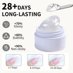 7pcs15ml Nail Extension Gel Set Solid Nail Extension Gel Non-Stick 3d Sculpture Phototherapy Uv Gel Rapid Molding Gel Nail Piece